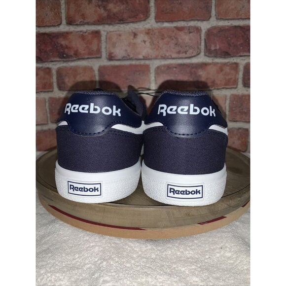 Reebok Canvas Techque Men\'s Shoes Retro Sneakers Blue / White  Size 10.5 Classic main image 6